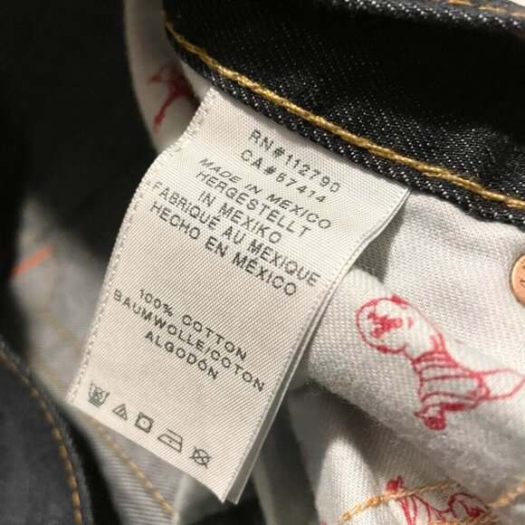 True Religion World Tour Mens Skinny Jeans Size 36 - Picture 10 of 16